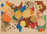 Ernst Wilhelm Nay, Ohne Titel, 1955, Farblithografie auf Velin