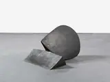 Michael Croissant, Kopf und Schulter, Um 1979/1980, Bronze geschweißt, dunkelbraun patiniert