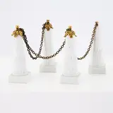 Meissen, Klassizistische Dekoration, Biskuitporzellan, Metallmontierung.