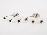 Georg Jensen, Paar dreiflammige Kerzenleuchter, Silber