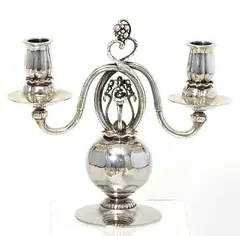 Georg Jensen, Kandelaber, Silber