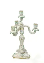 Girandole by Meissen, Porzellan, farbig und gold staffiert, sold Nov 2013