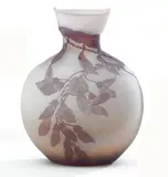 Émile Gallé, Kleine Vase mit Wisteriadekor