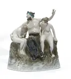 Rosenthal, Faun mit zwei Nymphen