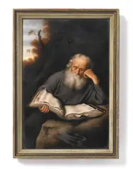 Porzellangemälde 'Der Eremit' by Kpm, sold Nov 2014