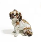 Bologneser Hund by Meissen, Porzellan, braun staffiert, sold May 2015