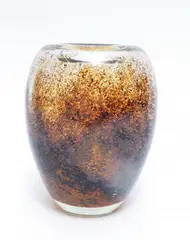 Wmf, Kleine Vase, sog. 'Dexel-Ei', Ikora-Glas