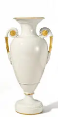 Große Aufsatzvase by Kpm, Porzellan, weiß, sold May 2015