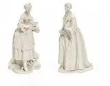 Nymphenburg, Donna Martina und Corine aus der Commedia dell'Arte