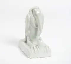Marabu mit Jungem by Rosenthal, Porzellan, weiß, sold Jan 2016