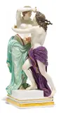 Hero und Leander by Meissen, Porzellan, farbig und gold staffiert, sold Nov 2015