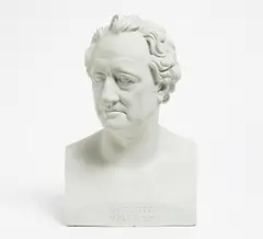 Büste 'Goethe' by Kpm, Bisquitporzellan, sold Jan 2016