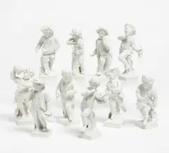 10 Monatskinder by Kpm, Porzellan, weiß, sold Jan 2016