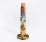 Stangenvase mit Hortensiendekor by Émile Gallé, Farbloses Glas, milchig weiß und rosafarben hinterfangen, sold Jan 2016