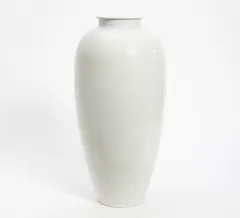 Kpm, GROßE BODENVASE MIT EINSATZ, Porzellan, weiß