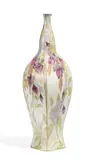 Rozenburg, GROßE KALEBASSENVASE MIT VIOLETTEN FUCHSIEN