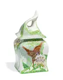 Rozenburg, Konfektdose mit Vögeln und Exotischen Blüten