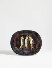 Three sardines by Pablo Picasso, 1948, Weißes Steingut, sold Nov 2016