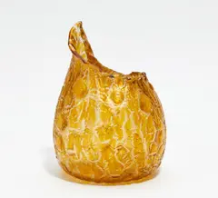 Kleine Vase by Loetz Witwe, Farbloses, leicht irisierendes Glas, sold Jan 2017
