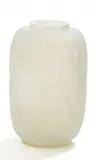 Vase 'Coquilles' by René Lalique, Farbloses, opalisiertes Glas mit gepresstem Muscheldekor, sold Nov 2016