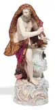 Allegorie 'Der Winter' by Meissen, Porzellan, farbig und gold staffiert, sold May 2017