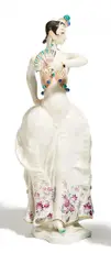 Spanische Tänzerin by Meissen, 1971, Porzellan, farbig und sparsam gold staffiert, sold May 2017