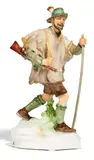 Jäger by Meissen, Porzellan, farbig staffiert, sold May 2017
