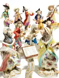 10 Figuren und Ein Notenpult aus der "Affenkapelle" by Meissen, 20. Jh, Porzellan, farbig und gold staffiert, sold Nov 2017