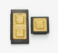Gerhard Geyer, Gerhard Geyer, um 1930, Zwei Tafeln auf Holz
