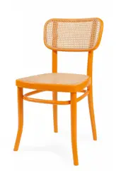 Thonet Mundus Ag, Sessel A283, Um 1930, Buchenholz, massiv gebogen, Geflecht