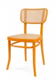 Thonet Mundus Ag, Sessel A283, Um 1930, Buchenholz, massiv gebogen, Geflecht