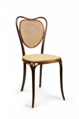 Sessel Nr.9 by Thonet, Um 1860, Buchenholz, massiv gebogen, Geflecht, sold Jan 2019