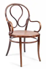 Fauteuil Nr.20 by Gebrüder Thonet, Zwischen 1870-1875, Buchenholz, massiv gebogen, Geflecht, sold Jan 2019