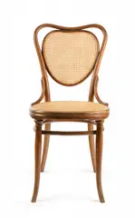 Sessel Nr.5 by Thonet, 1881-1895, Buchenholz, massiv gebogen, Geflecht, sold Jan 2019