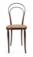 Sessel Nr.8 by Thonet, Um 1860, Buchenholz, massiv gebogen, Geflecht, sold Jan 2019