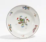 Teller mit Schmetterlingsdekor by Meissen, Porzellan, farbig staffiert, sold Jan 2020