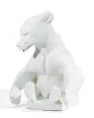 Meissen, GROßER BÄR, Vor 1934, Porzellan, weiß