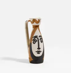 Face by Pablo Picasso, 1955, Weißes Steingut, sold May 2019