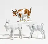 Gescheckte Kuh by Meissen, Porzellan, sold Jan 2020