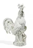 Großer Paduaner Hahn by Meissen, 1973, Porzellan, weiß, sold May 2019