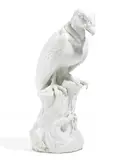 Großer stehender Königsgeier by Meissen, Porzellan, weiß, sold Nov 2019
