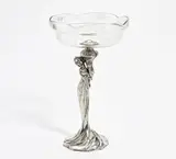 Wmf, Jugendstil Aufsatzschale mit junger Frau