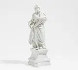 Meissen, Apostelfigur des "Jakobus Minor", Porzellan, weiß