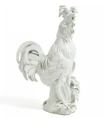 Großer Paduaner Hahn by Meissen, Porzellan, weiß, sold Nov 2019