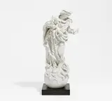 Meissen, Maria De Victoria, Porzellan, weiß. Auf ebonisiertem Holzsockel