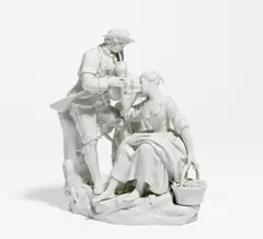 Gärtnergruppe by Meissen, Porzellan, weiß, sold Nov 2020