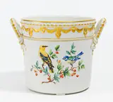 Kpm, Cachepot 'Kurland' mit Vogeldedkor