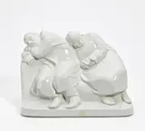 Figurengruppe Schlafende Vagabunden by Meissen, Porzellan, weiß, sold Jan 2020