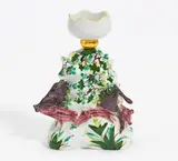 Leuchter aus dem Jagdservice by Meissen, Porzellan, farbig und gold staffiert, sold Jan 2020