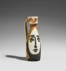 Fish subject by Pablo Picasso, 1952, Rotes Steingut; ceramic, Madoura edition, sold Jun 2020